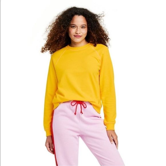 Lego X Target Women’s Embroidered Sweatshirt | Yellow | Small - Picture 2 of 6